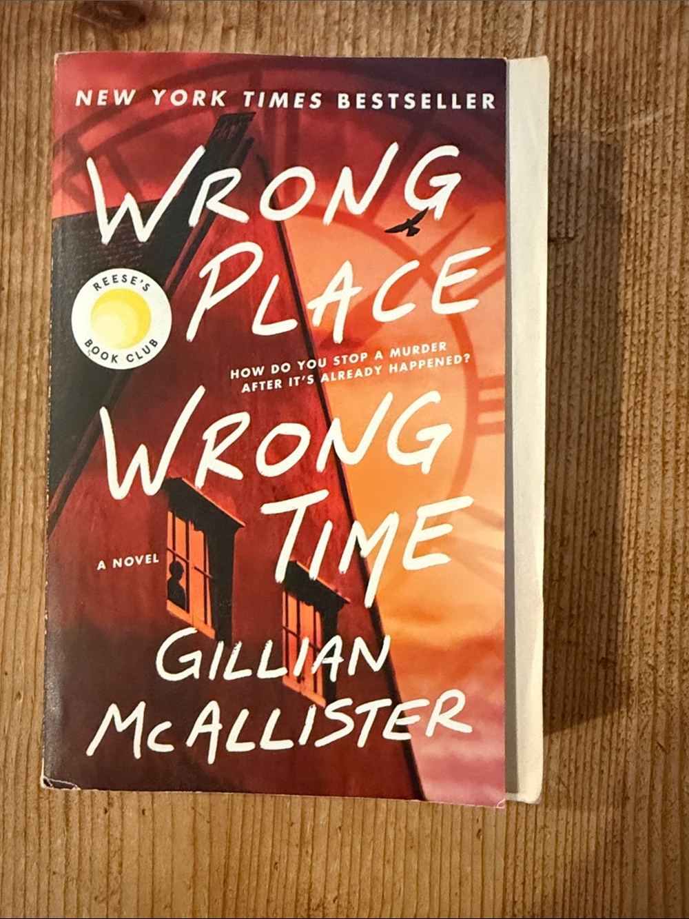 Wrong Place Wrong Time by Gillian McAllister - Orange Cover Paperback